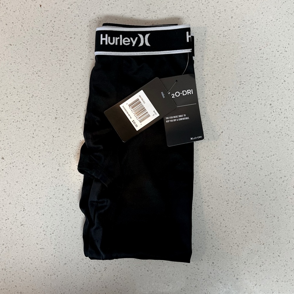 Kids Hurley Black Legging H2O Dri 7
